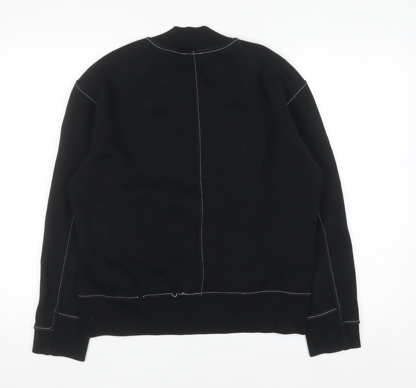 COS Women's Black Cotton Pullover Sweatshirt XS