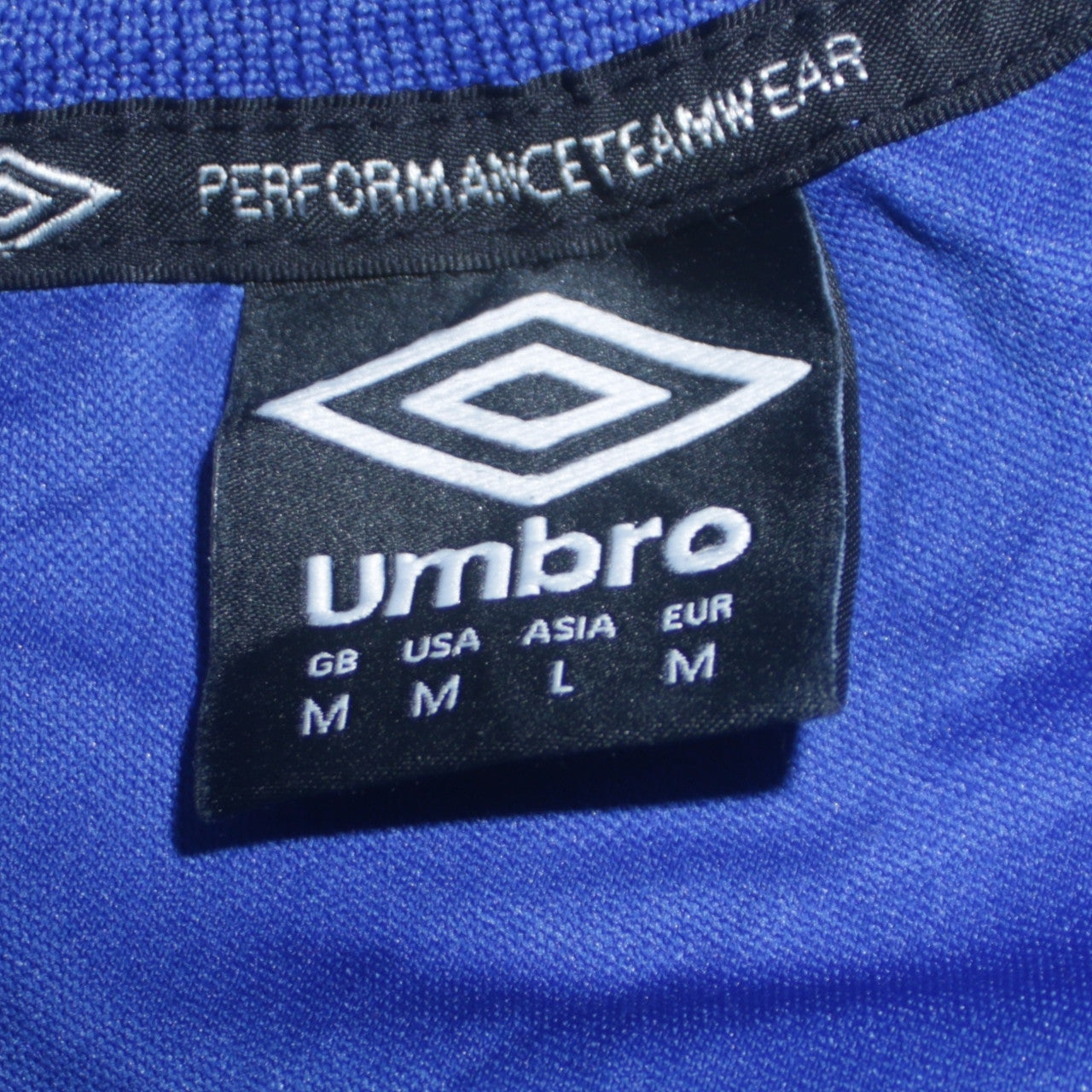 Umbro Men's Blue 1/4 Zip Performance Sweatshirt M