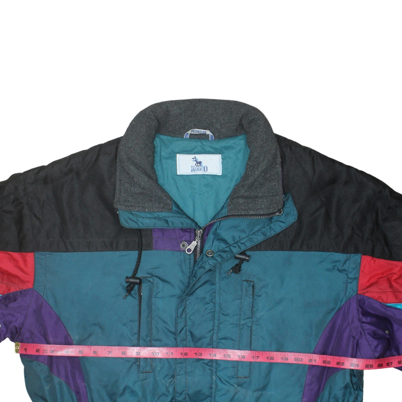 Rodeo Men’s Multicoloured L Ski Style Full Zip Winter Sweatshirt
