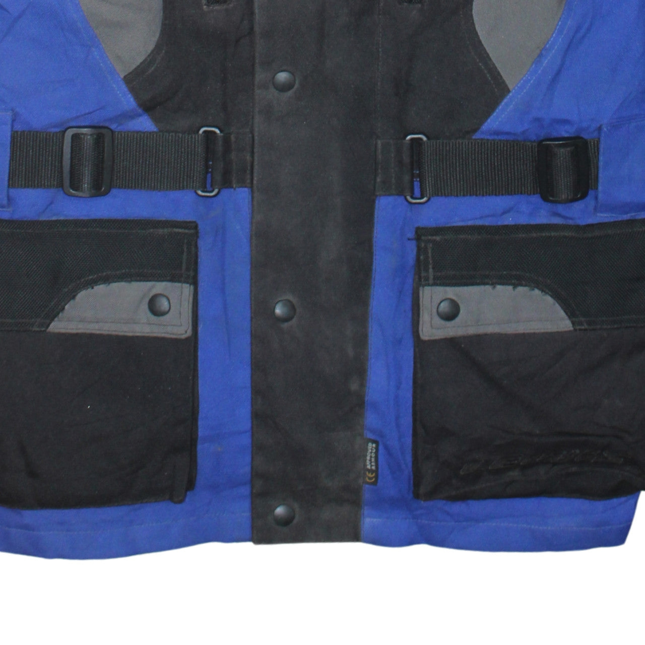 Lewis Leathers Men's Blue Waterproof Motorcycle Jacket M