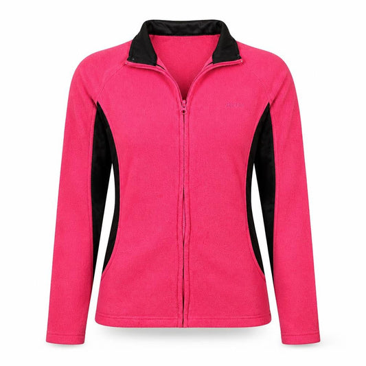 Reebok Womens Pink Fleece Full Zip Jacket XS Sportswear