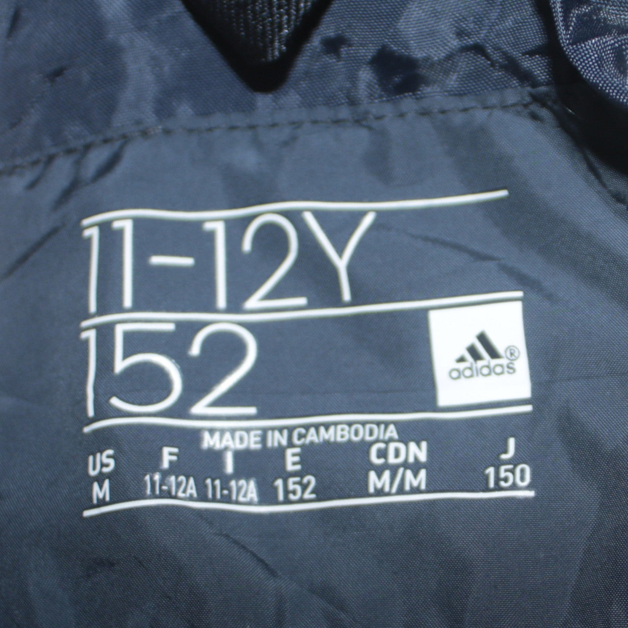 Adidas Boys Blue 11-12 Years Lightweight Puffer Jacket with Neon Zip