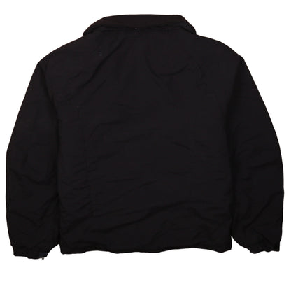 Back view of Fila Men's Black XS Ski Winter Softshell Puffer Jacket
