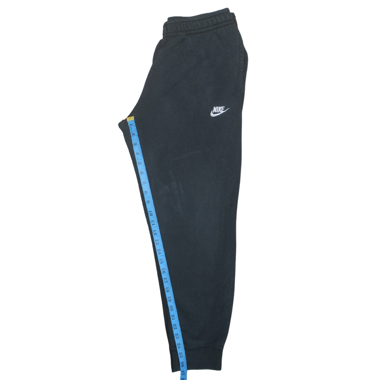 Nike Men's Black Jogger Trousers M Regular Fit Fleece Activewear