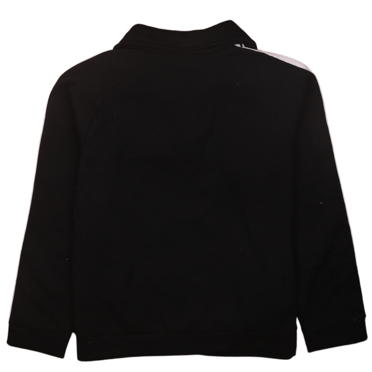 Donna10 Womens Black Full Zip Sweatshirt XL London 55 Embroidered Top