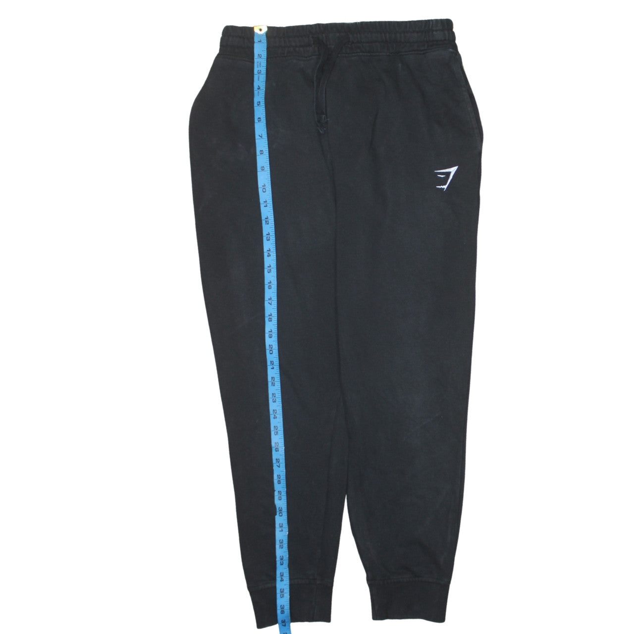 Gymshark Mens Black Jogger Sweatpants Size M Slim Fit Fleece Lined