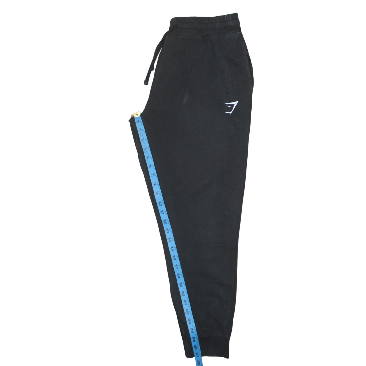 Gymshark Mens Black Jogger Sweatpants Size M Slim Fit Fleece Lined