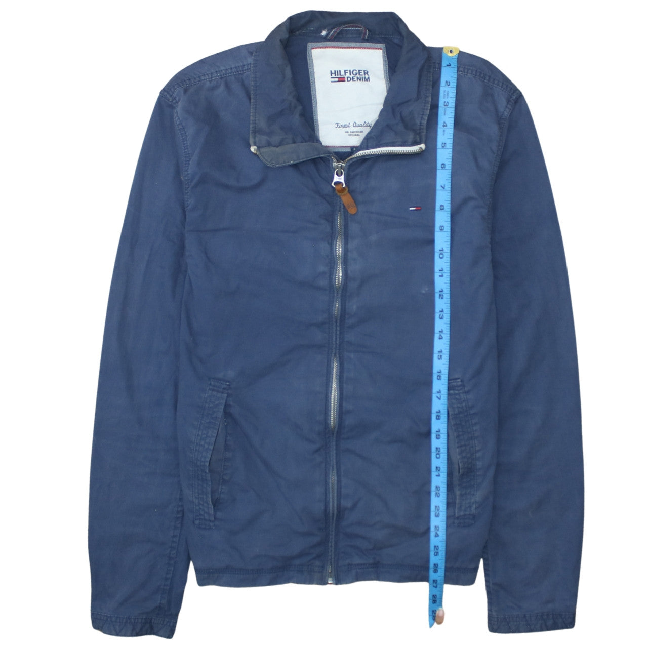Tommy Hilfiger Denim Men's Blue Full Zip Cotton Jacket L