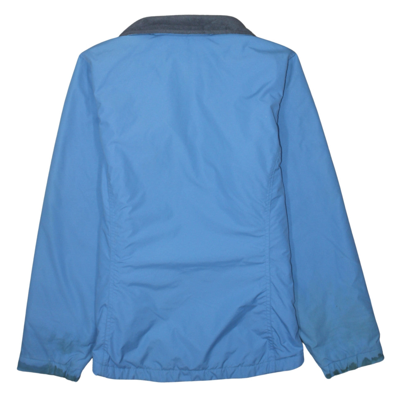 Columbia Blue Nylon Lined Water Resistant Jacket Unisex S Outdoor