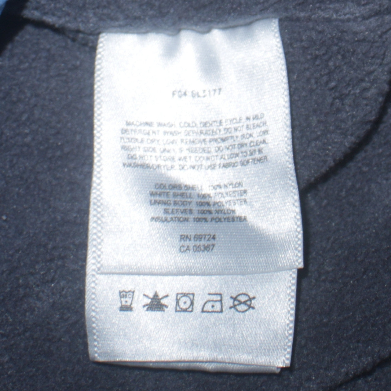 Columbia Blue Nylon Lined Water Resistant Jacket Unisex S Outdoor