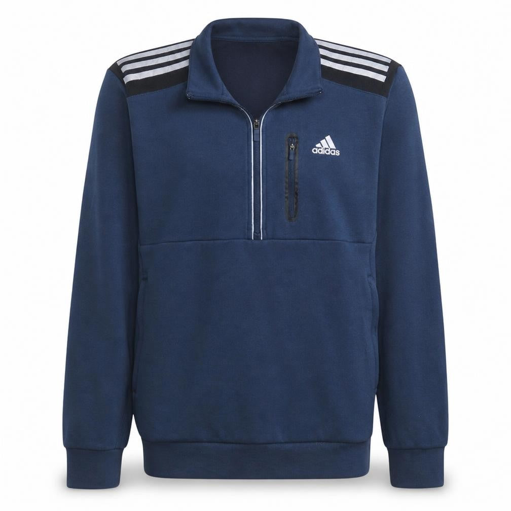Adidas Men's Blue 1/2 Zip Sports Sweatshirt Size S