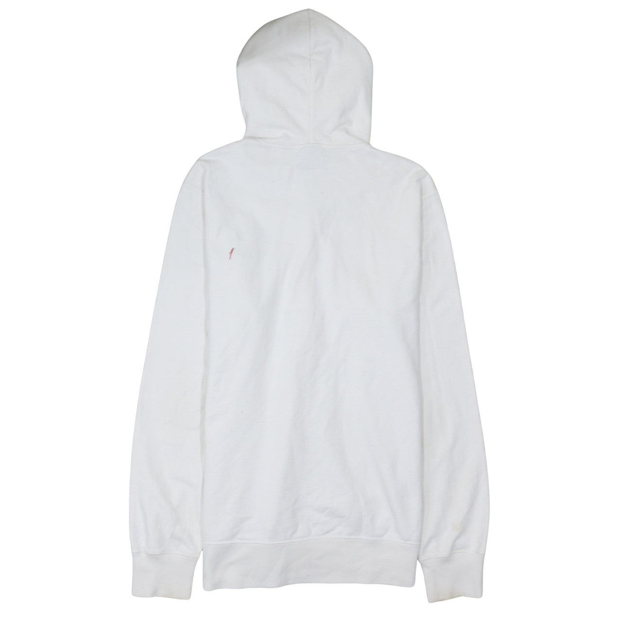 Champion Men's White XL Full Zip Hoodie Cotton Logo Sweatshirt