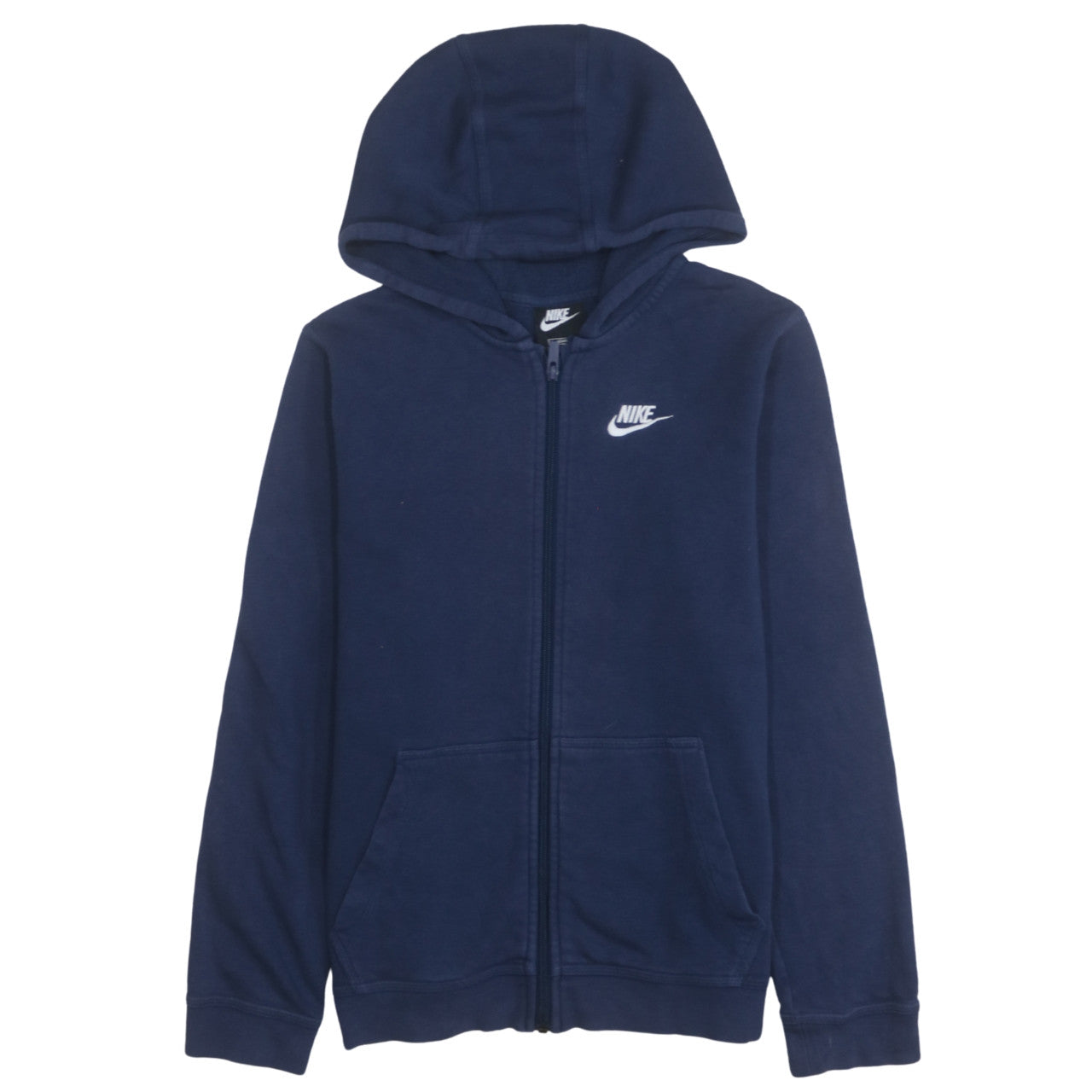 Nike Teens Blue Full Zip Hoodie XL Standard Fit Fleece