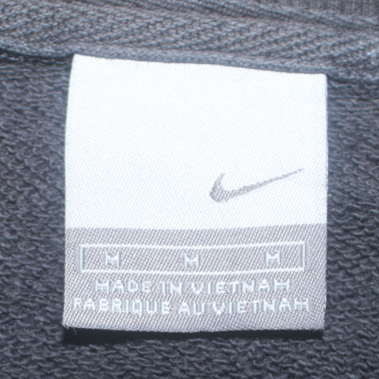 Nike Women Black Gold Logo Crew Neck Pullover Sweatshirt M