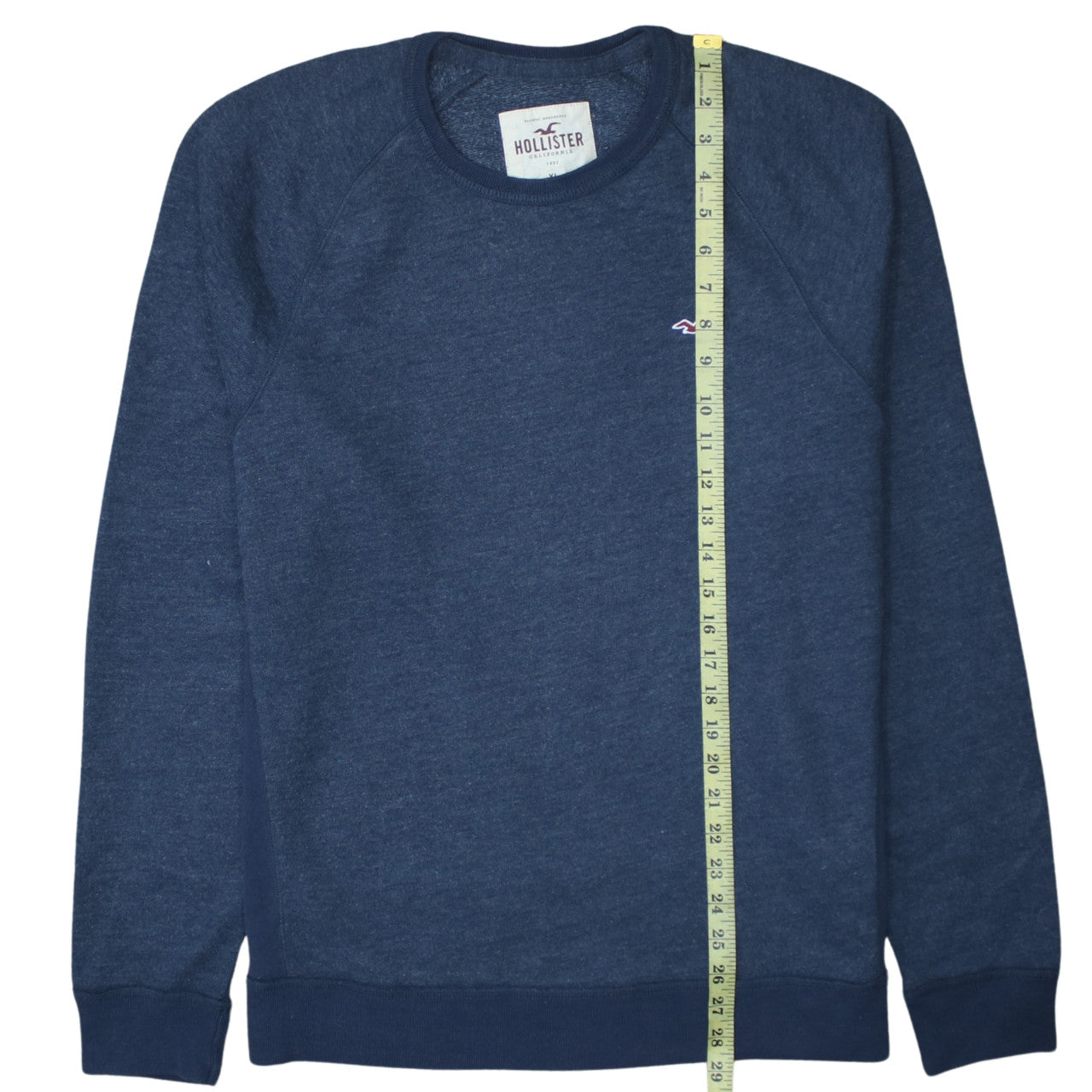 Hollister Men's Blue XL Pullover Crew Neck Sweatshirt