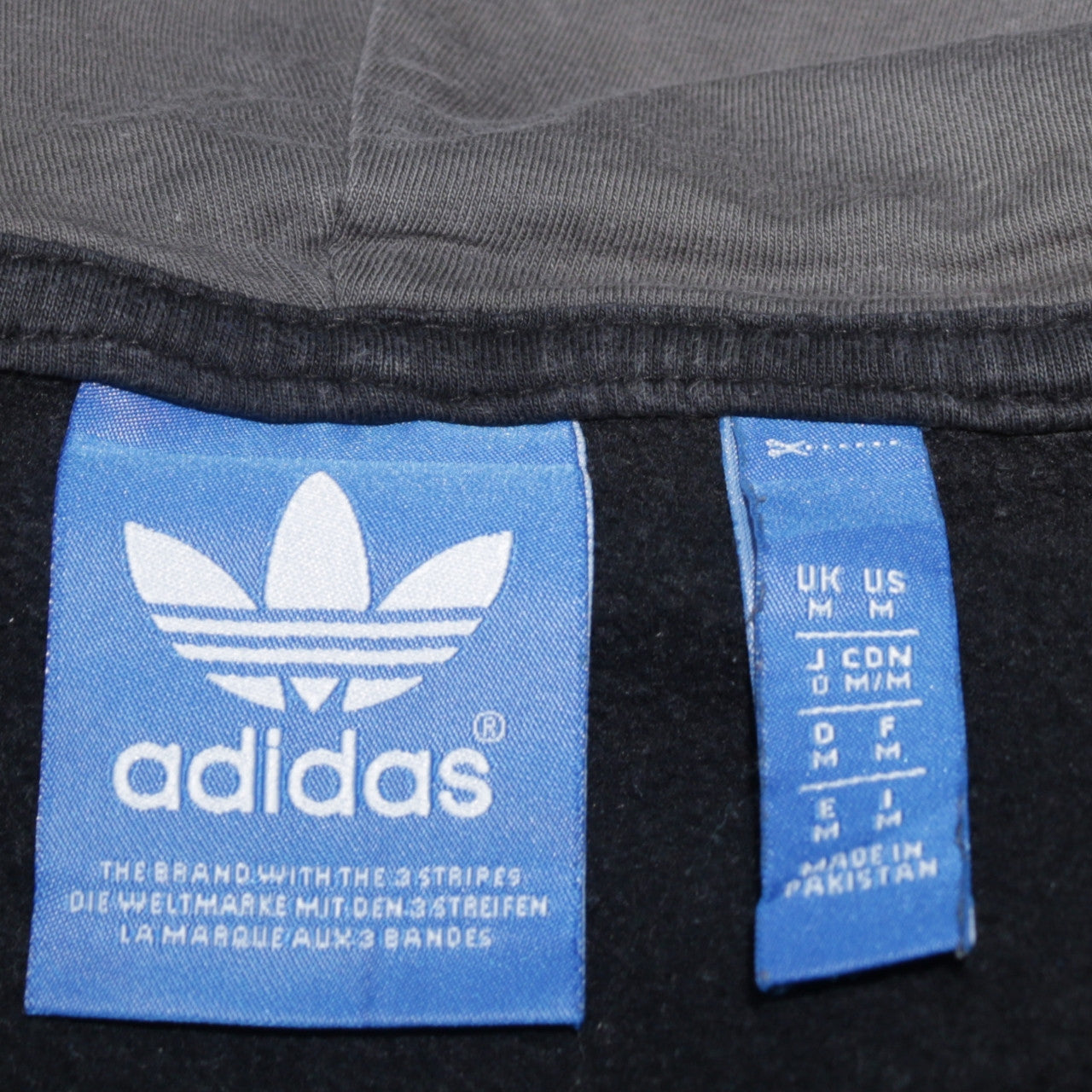 Adidas Men's Black Full Zip Hoodie Size M Sportswear Fleece
