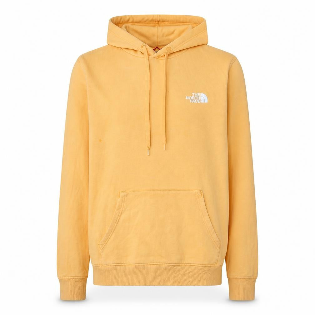 The North Face Men’s Yellow Pullover Hoodie Small Outdoor Cotton