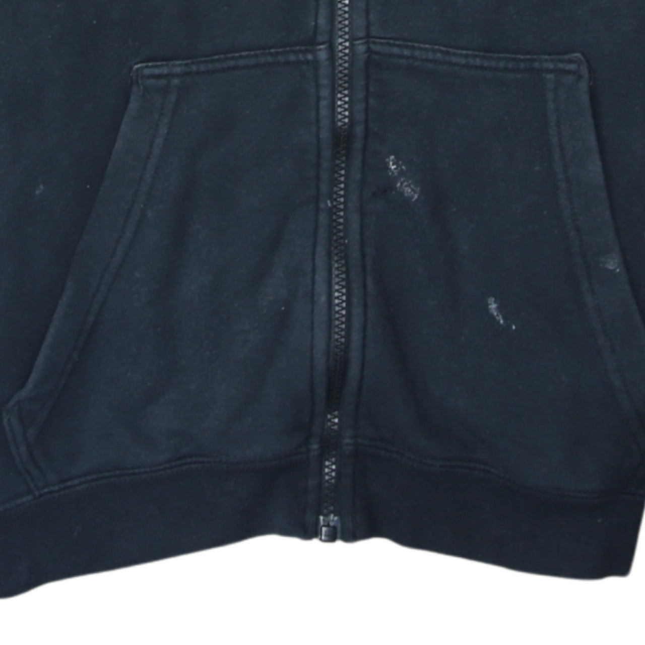 Nike Men's Black Small Full Zip Hoodie Sweatshirt Logo Fleece