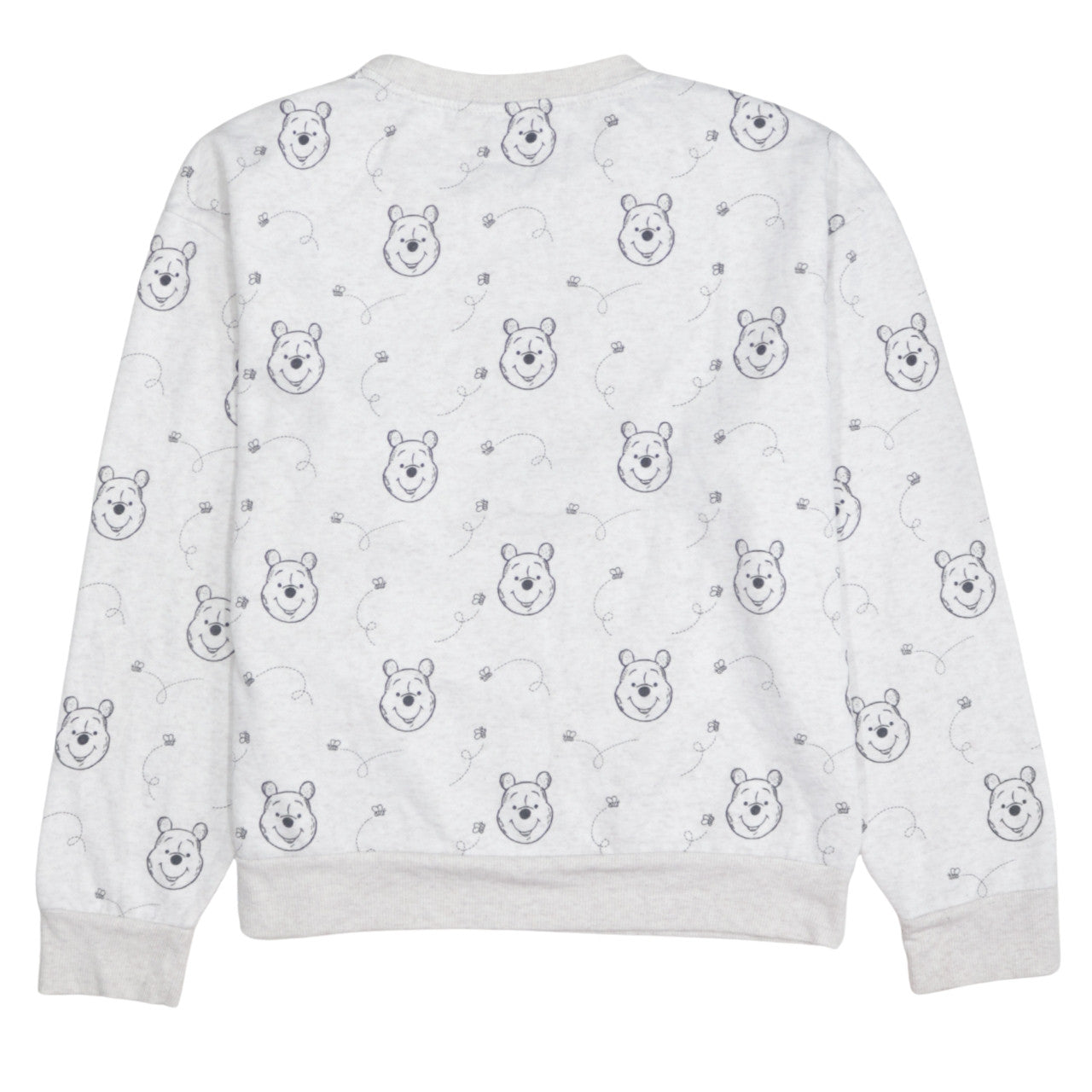 Disney Women Grey Winnie The Pooh Pullover Sweatshirt M