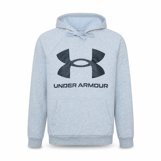 Under Armour Men's Grey Pullover Hoodie L Loose Fit Sportswear