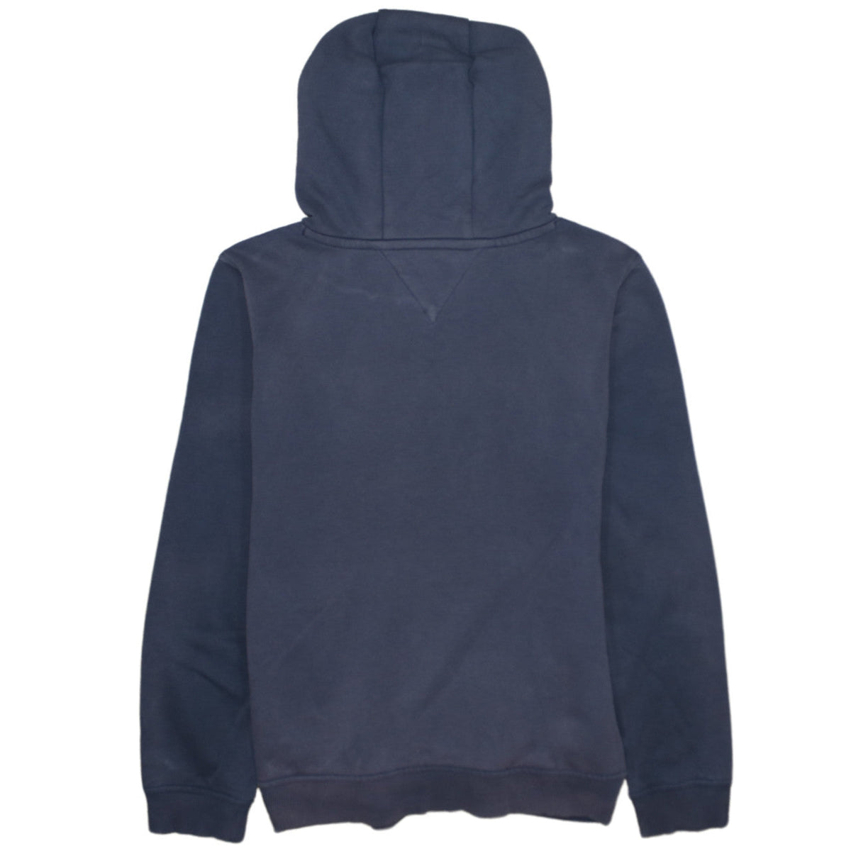 Tommy Hilfiger Boys Navy Pullover Hoodie Size 164 Graphic Cotton Blend