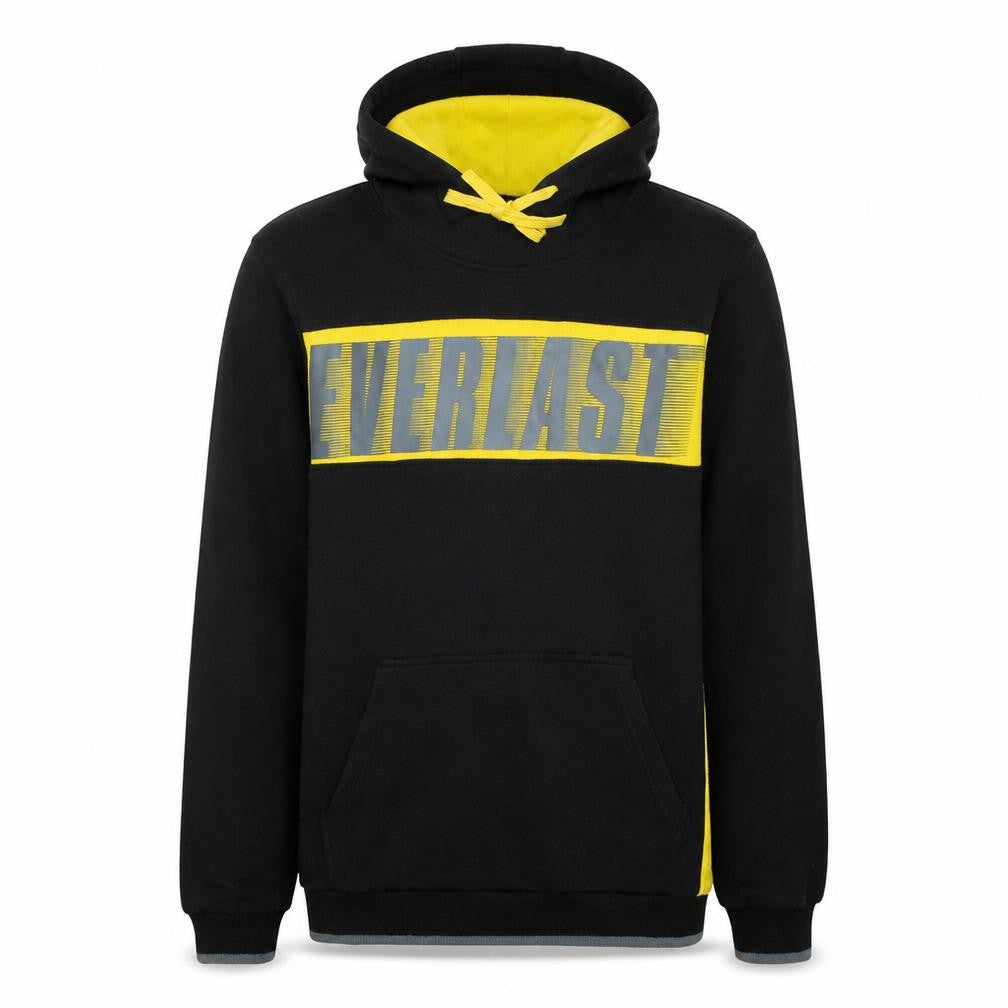 Everlast Men's Black S Pullover Hoodie with Logo Print