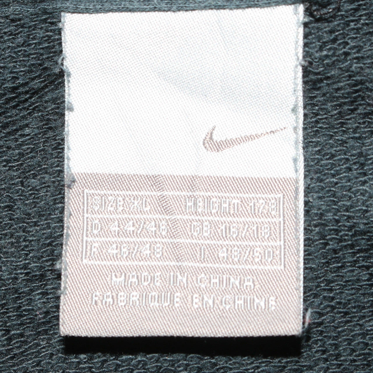 Nike Boys Black Full Zip Tracktown Hoodie Sweatshirt Size 16-18 Years