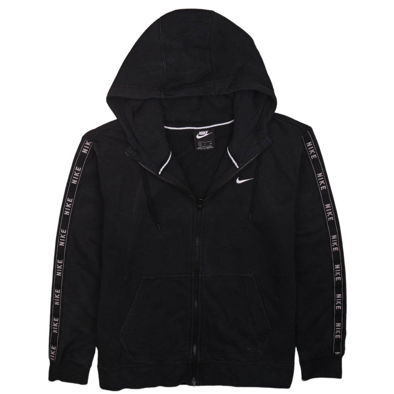 Nike Men's Black Full Zip Hoodie Small Fleece Sportswear