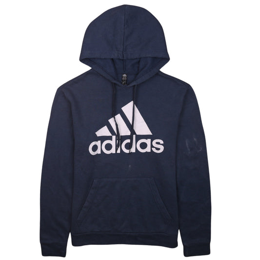 adidas Mens Blue Golf Hoodie Small Pullover Logo Sportswear