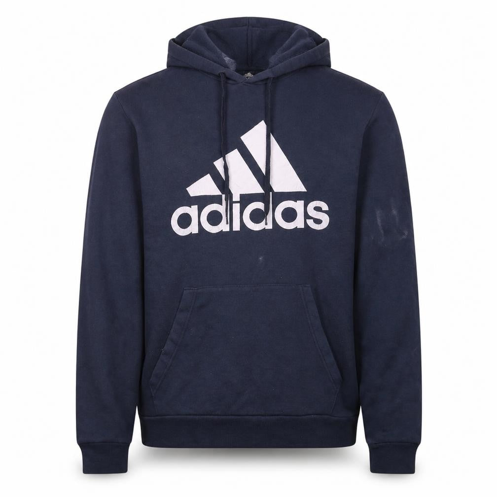 adidas Mens Blue Golf Hoodie Small Pullover Logo Sportswear