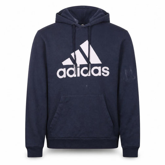 adidas Mens Blue Golf Hoodie Small Pullover Logo Sportswear