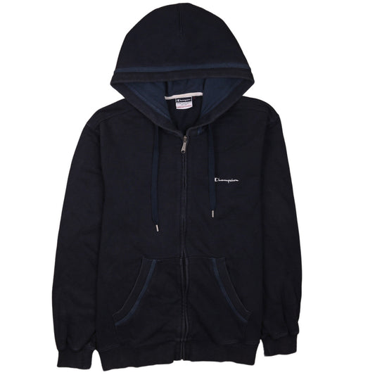 Champion Men’s Blue Full Zip Hoodie L Classic Sportswear