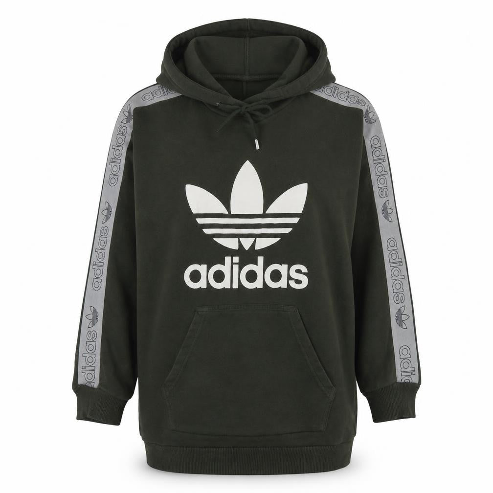 Adidas Women Dark Green Hoodie Size S Pullover Hooded Sweatshirt