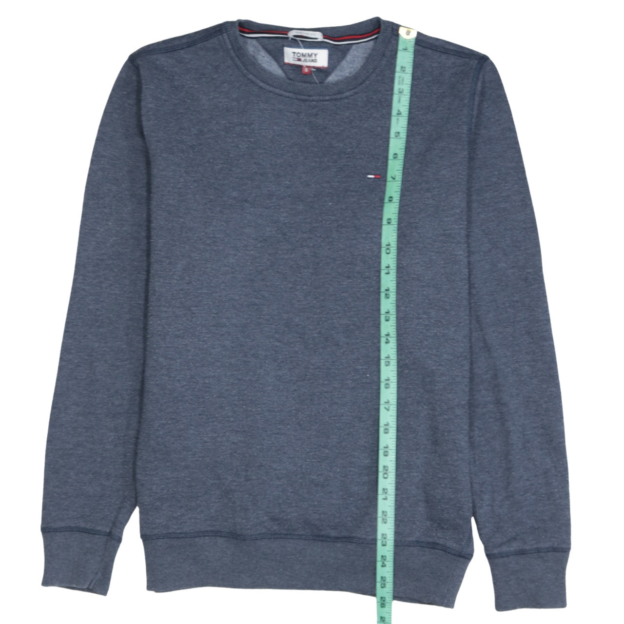 Tommy Jeans Men's Blue Regular Fit Logo Sweatshirt Size S