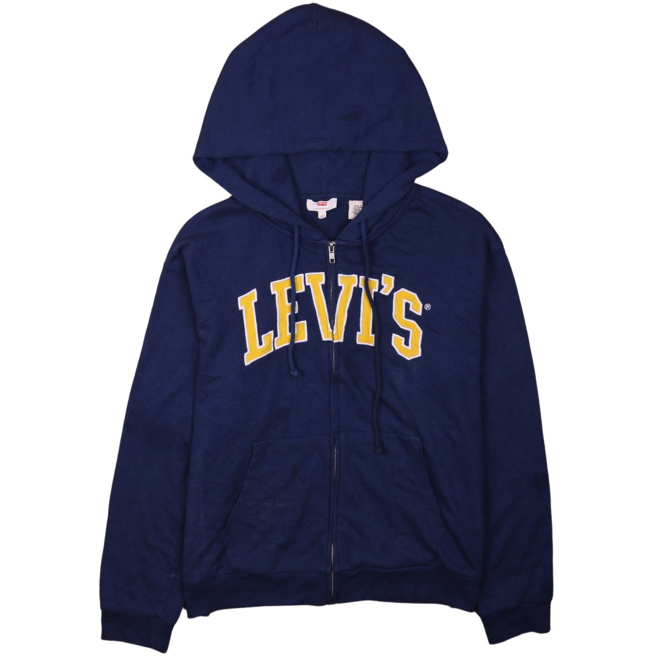 Levi's Men's Blue Full Zip Hoodie M Logo Graphic Sweatshirt