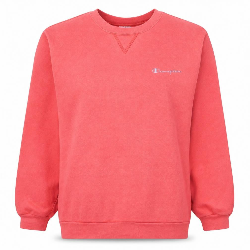Champion Women's Pink Small Crew Neck Pullover Sweatshirt