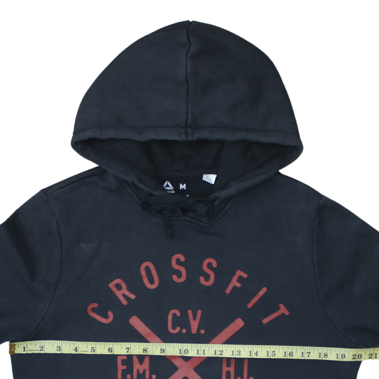 Reebok Men's Black CrossFit Pullover Hoodie M Regular Fit