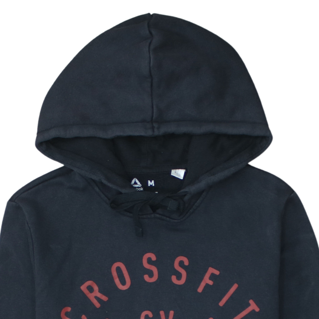 Reebok Men's Black CrossFit Pullover Hoodie M Regular Fit