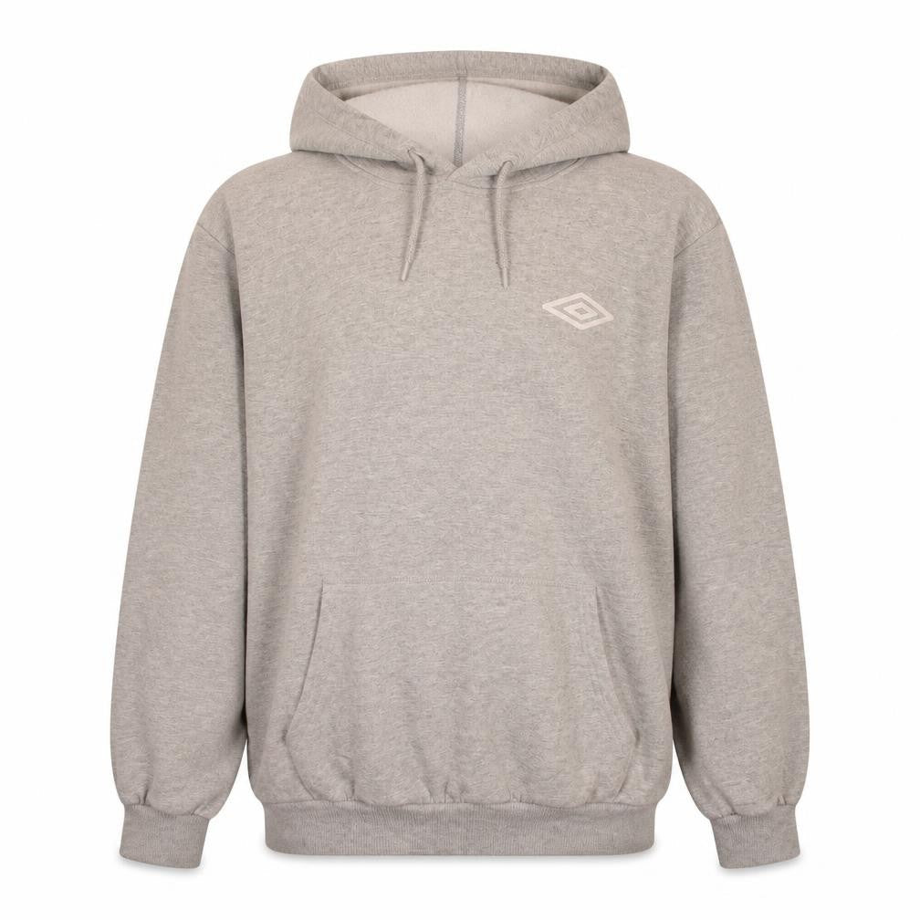 Umbro Mens Grey 2XL Pullover Hoodie Logo Sportswear