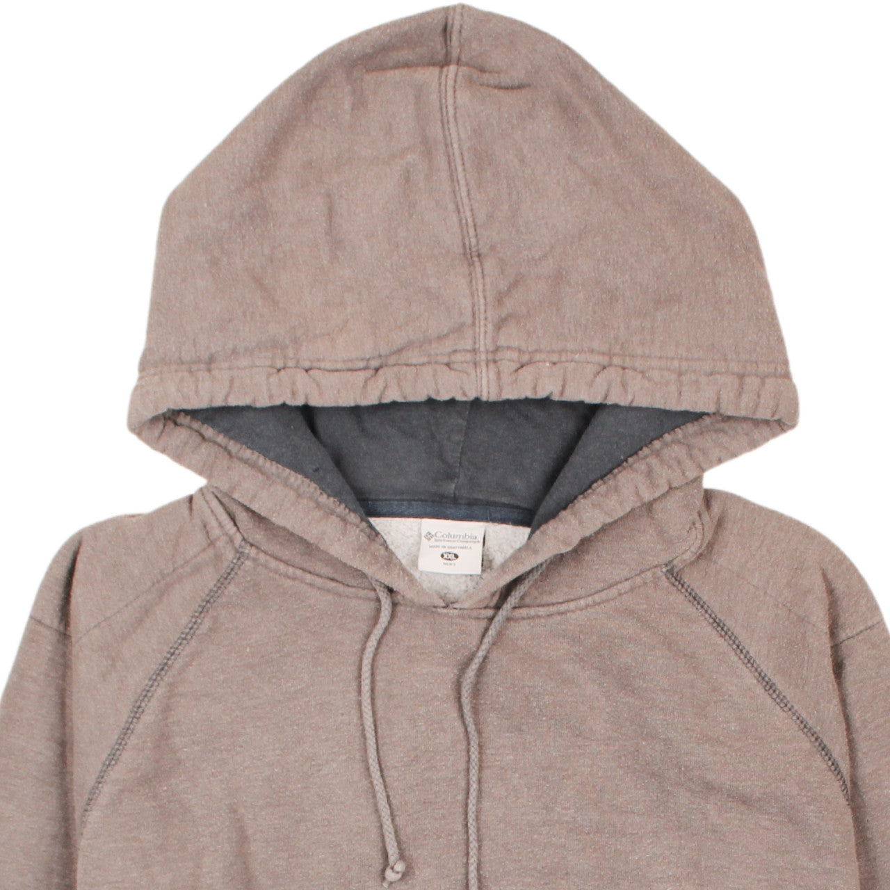 Columbia Men's Brown Pullover Hoodie 2XL Fleece Outdoor Sweatshirt