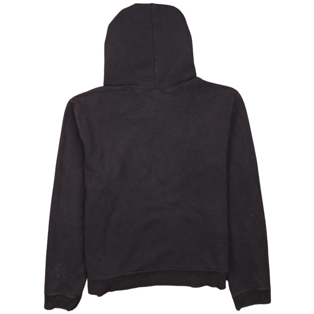 GAP Women Black Pullover Hoodie L Hooded Logo Sweatshirt