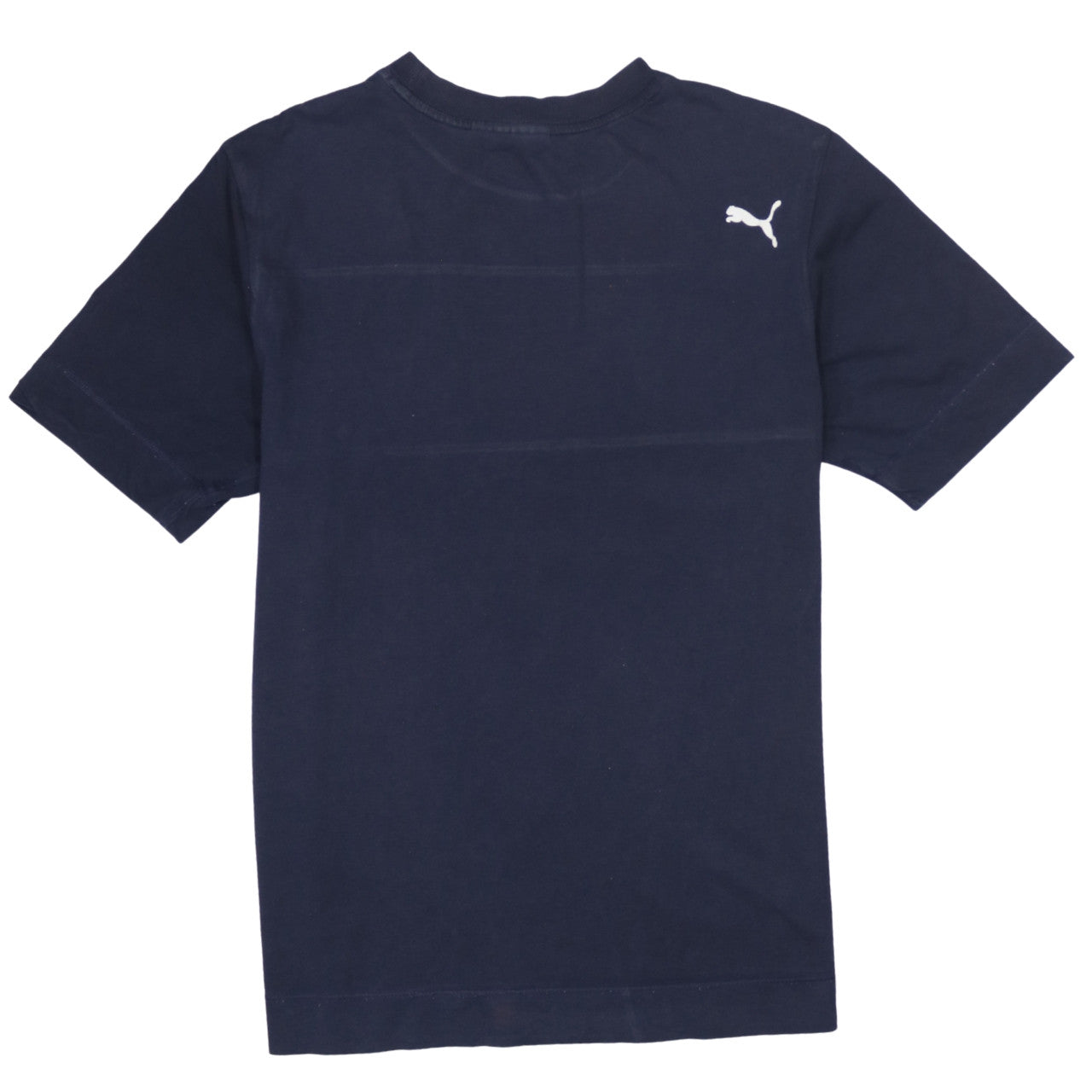 Puma Men's Blue Colourblock Crew Neck Sports T-Shirt Size S