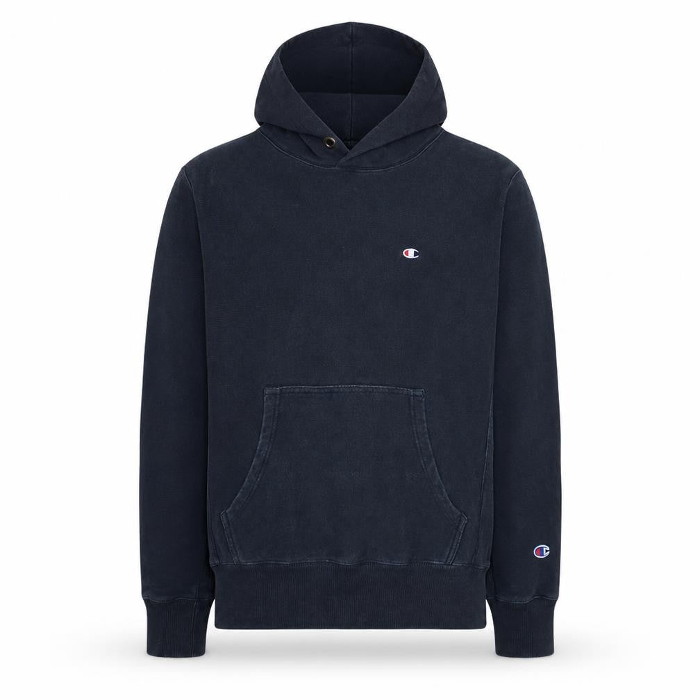 Champion Men's Blue Reverse Weave Pullover Hoodie Size L