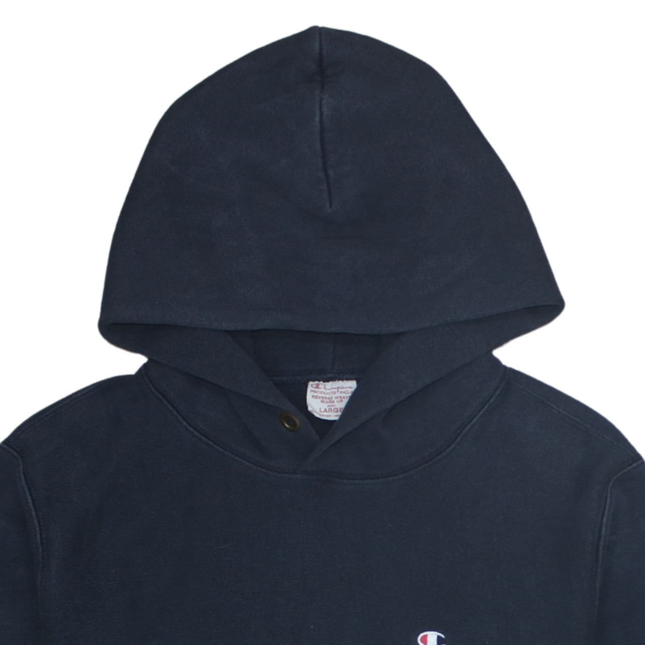 Champion Men's Blue Reverse Weave Pullover Hoodie Size L
