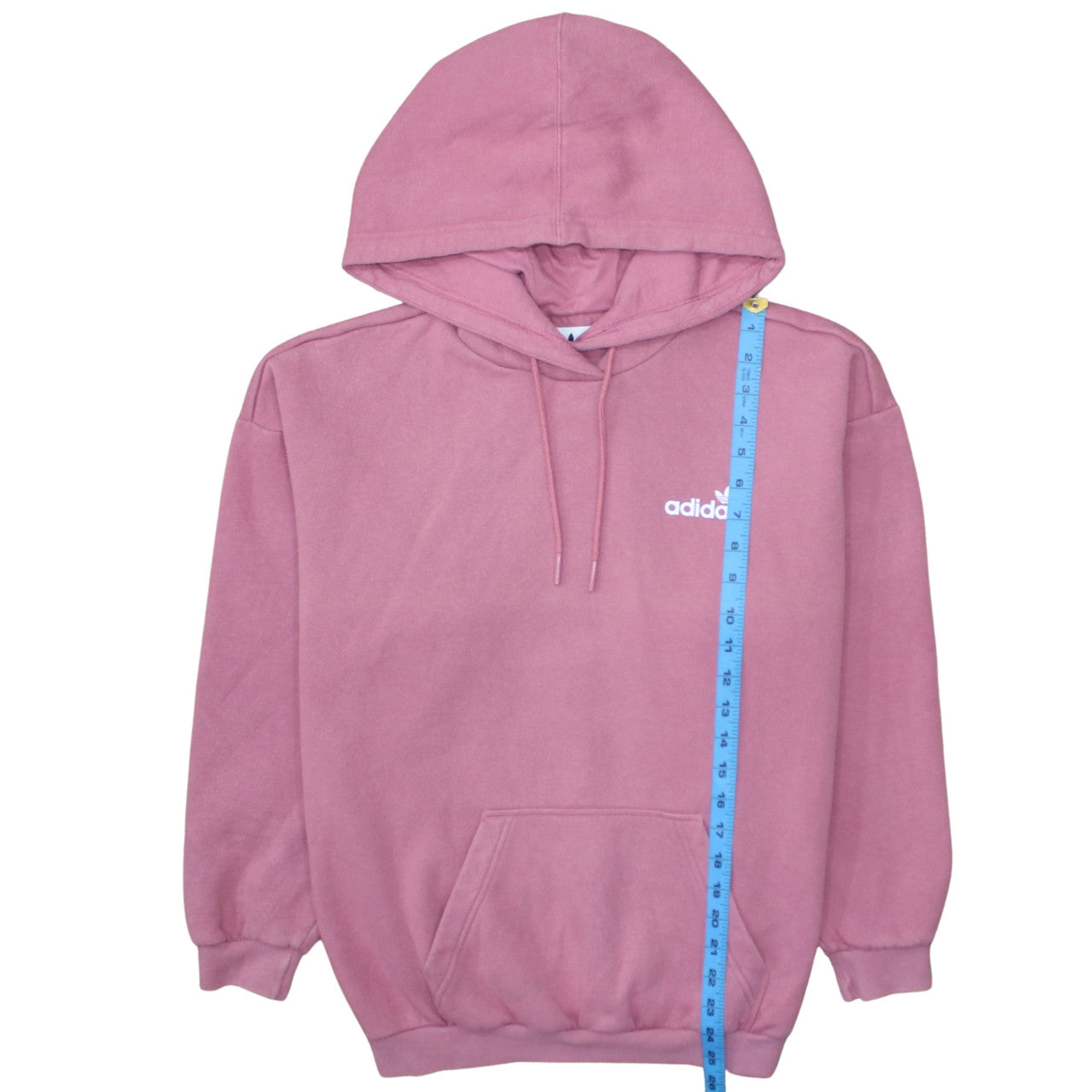 Adidas Womens Pink Pullover Hoodie XS Cotton Blend Casual
