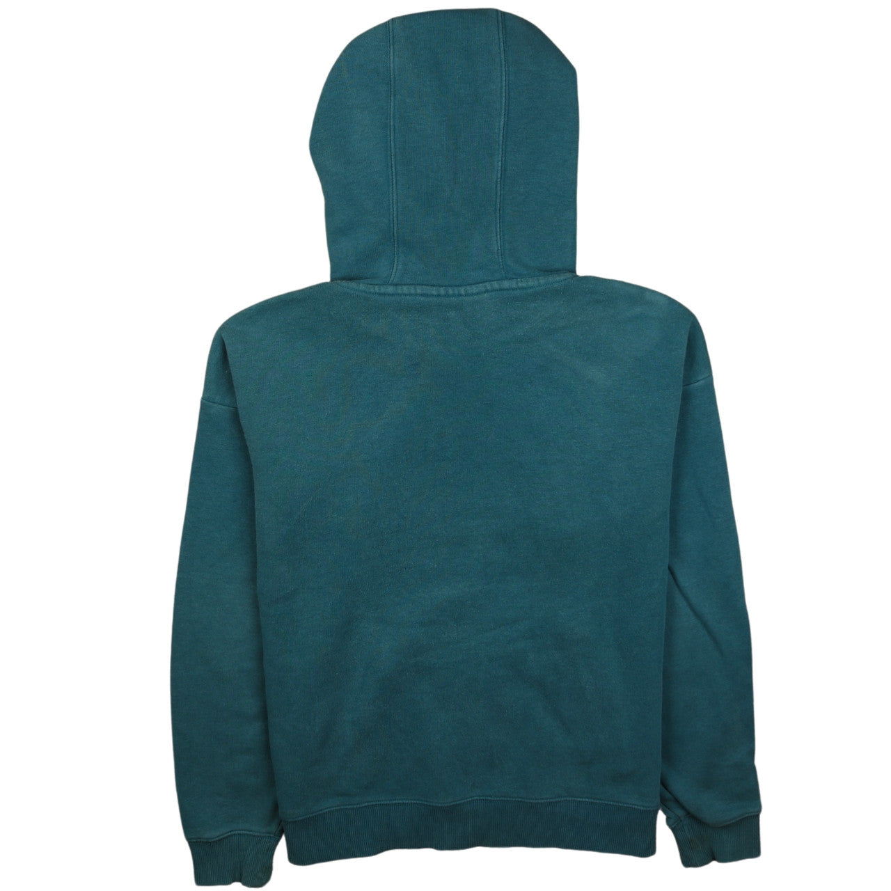 FILA Women’s Teal Pullover Hoodie Sweatshirt Size S Drawstring Logo