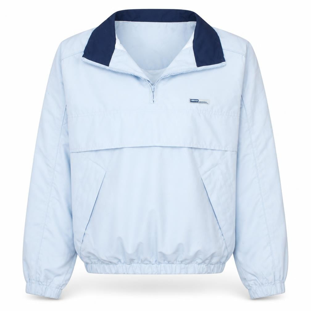 HEAD Women's Blue Size 12 Half Zip Windbreaker Jacket
