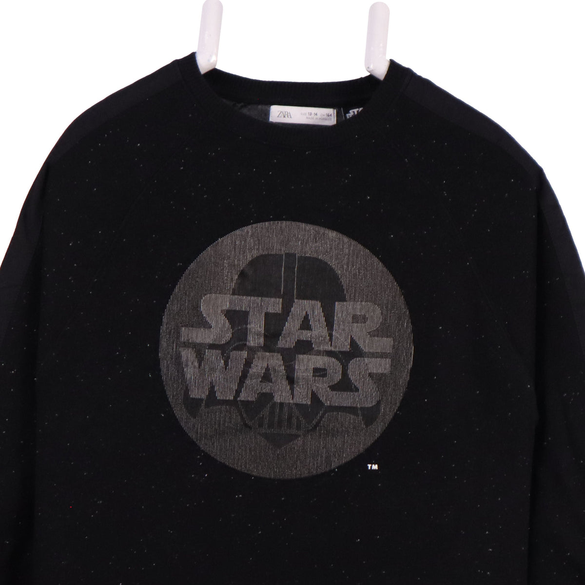 ZARA Boys Black Star Wars Pullover Sweatshirt Size 13-14 Years