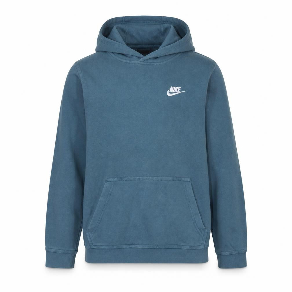 Nike Boys Blue Pullover Hoodie L 147-158cm Cotton Fleece Casual