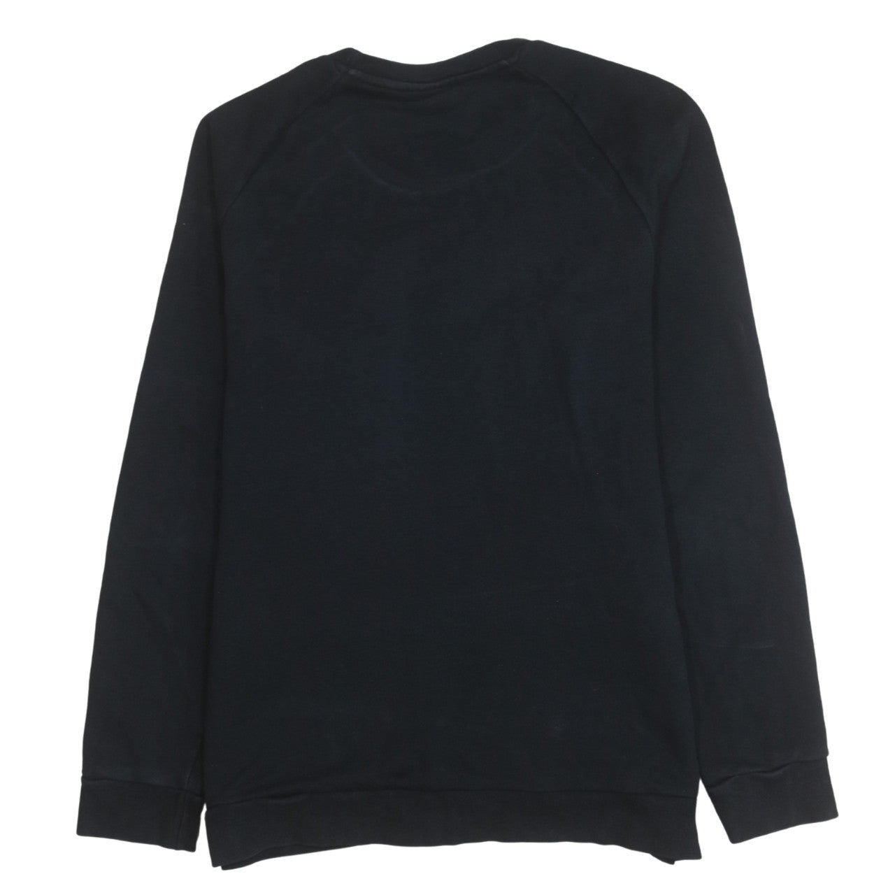 Adidas Mens Black Crew Neck Pullover Sweatshirt M Regular Fit